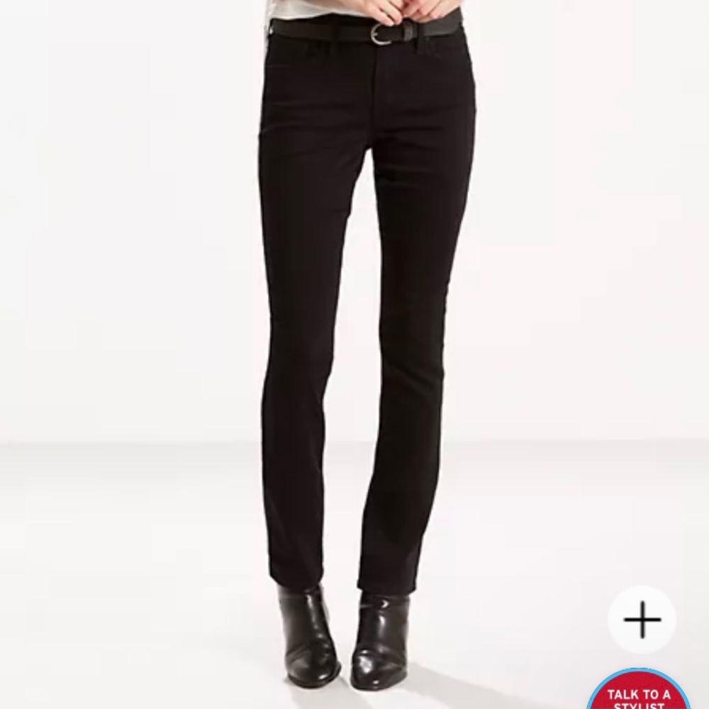 Levi’s Mid-Rise Skinny Jeans Black Sz 8